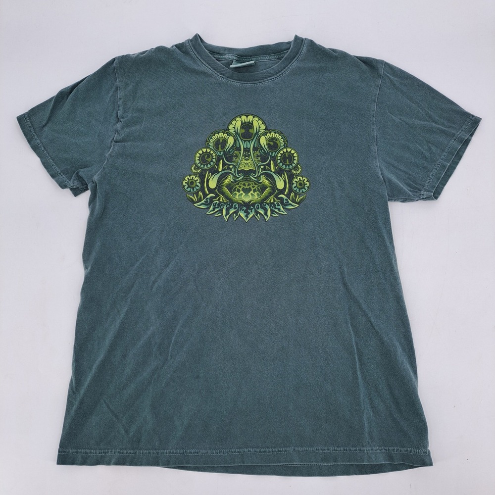 Comfort Colors Phish Summer Tour 2023 T-Shirt Mens M Cotton Blue Green Graphic